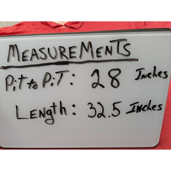 Tommy Bahama Mens 2XT Red Pima Cotton Polo Shirt Button Up Short Sleeve - Picture 7 of 11